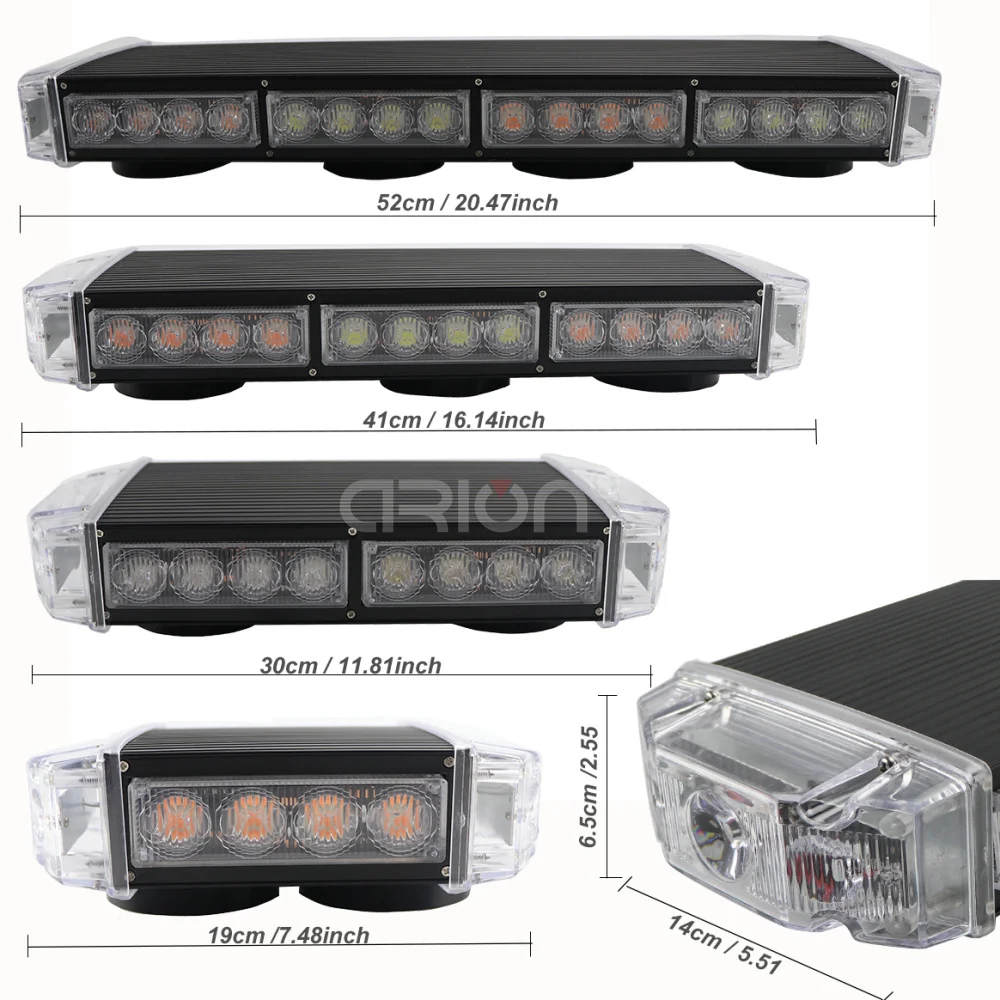 CRION Желтый Янтарный 14-38 Светодиодный 28-76 Вт Магнитный базовый аварийный для автомобиля грузовика Предупреждение ющий стробоскоп маяки безопасная световая лампа