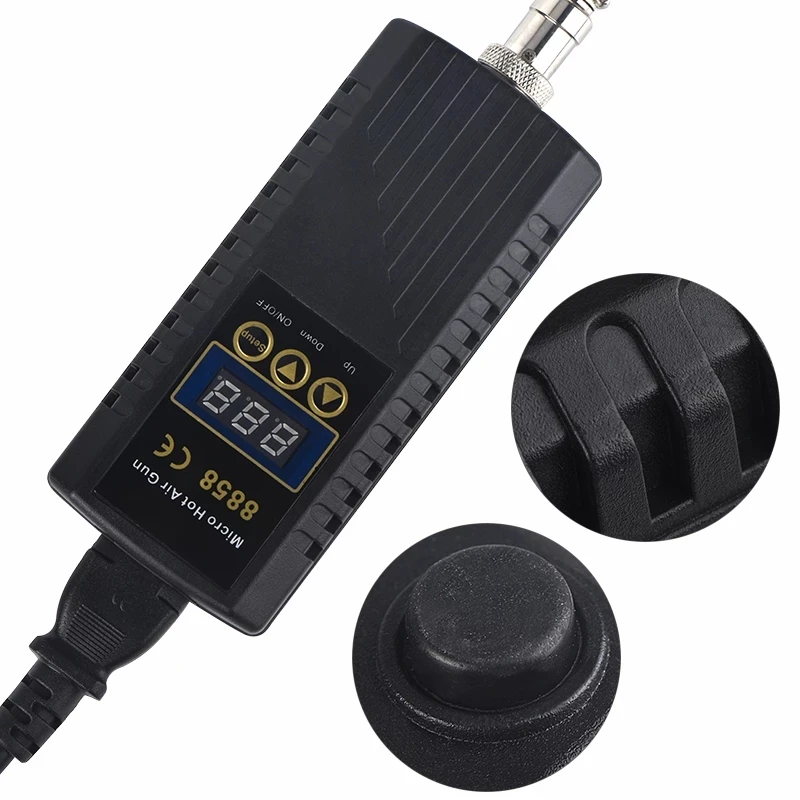 Hot air gun 8858 Micro Rework soldering station LED Digital Hair dryer for 700W Heat Gun welding repair tools | Инструменты