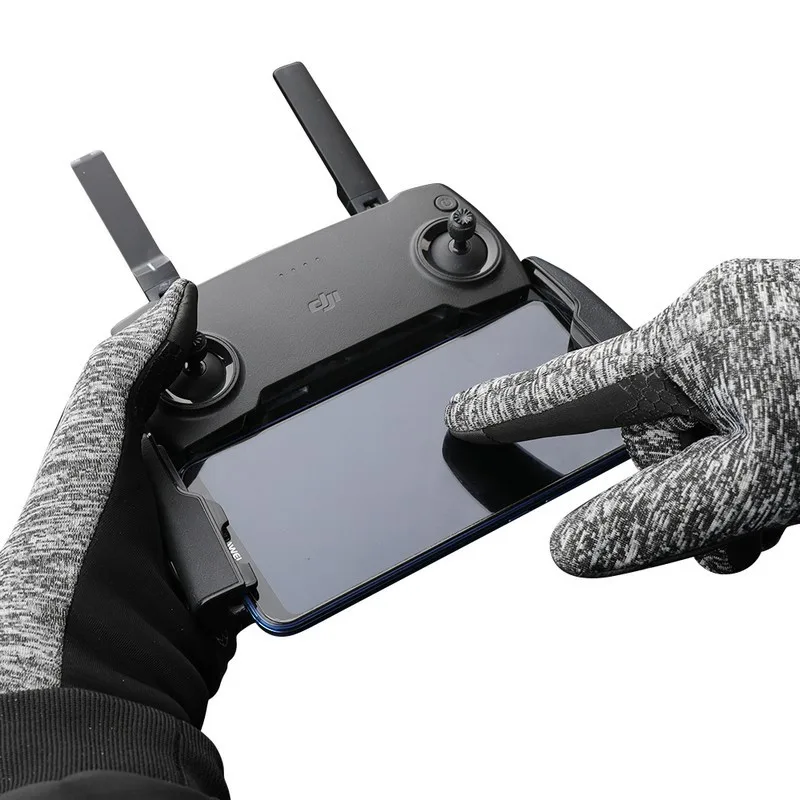 Зимние теплые перчатки для сенсорного экрана dji mavic mini / pro 1 air spark 2 zoom аксессуары