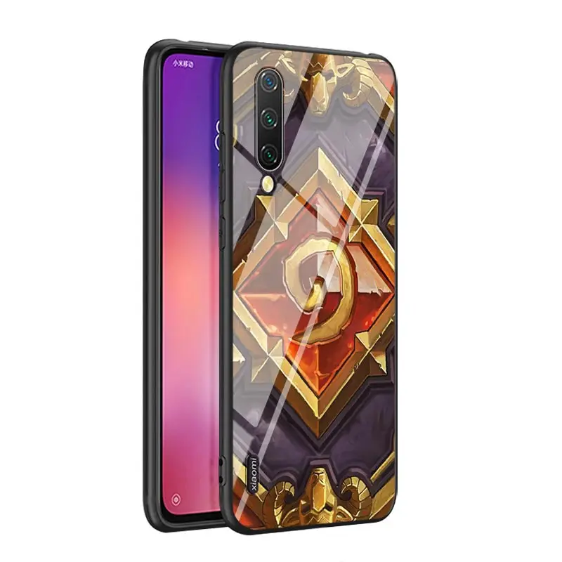 Чехол для телефона Xiaomi 10 CC9 A3 Lite Hearthstone classic матовый черный чехол Redmi Note 9 9S Max 8T 8 8A GO