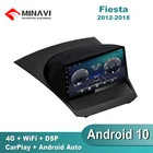Автомобильное радио, мультимедиа, 9 дюймов, Dsp, Android 10, для Ford Fiesta 2012-2017, GPS-навигация, навигатор, автомагнитола, 4G, SIM, Carplay, MP5