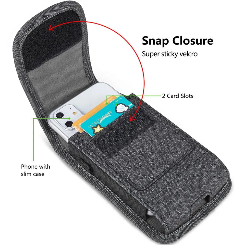 Классический чехол для телефона поясная сумка в уличном стиле кобура с зажимом