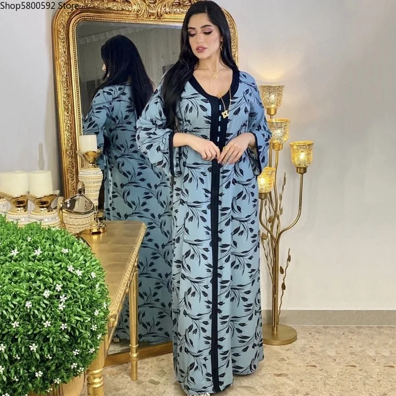 

Muslim Fashion Abayas For Women Dubai Turkey Muslim Hijab Dress Bohemian Kaftan Ankara Dashiki Plus Size Boubou Evening Gowns