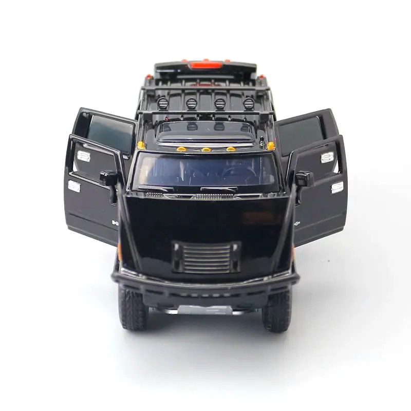 Модель Джек-фреш/литые игрушки/Масштаб 1:32/внедорожник Hummer 2008 H2 внедорожник/звук