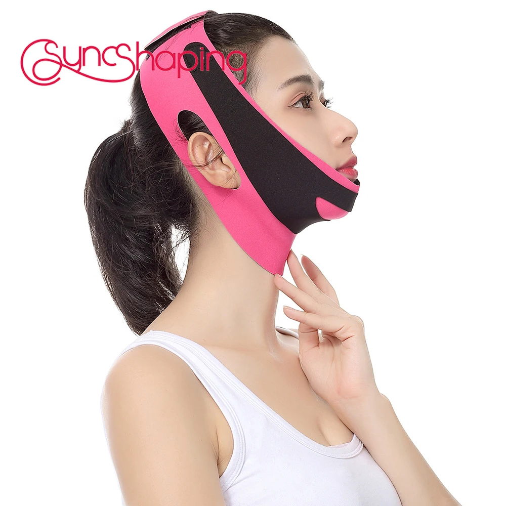 Syncshaping 1111 Face Shaper для коррекции щек женщин эластичная повязка похудения лица
