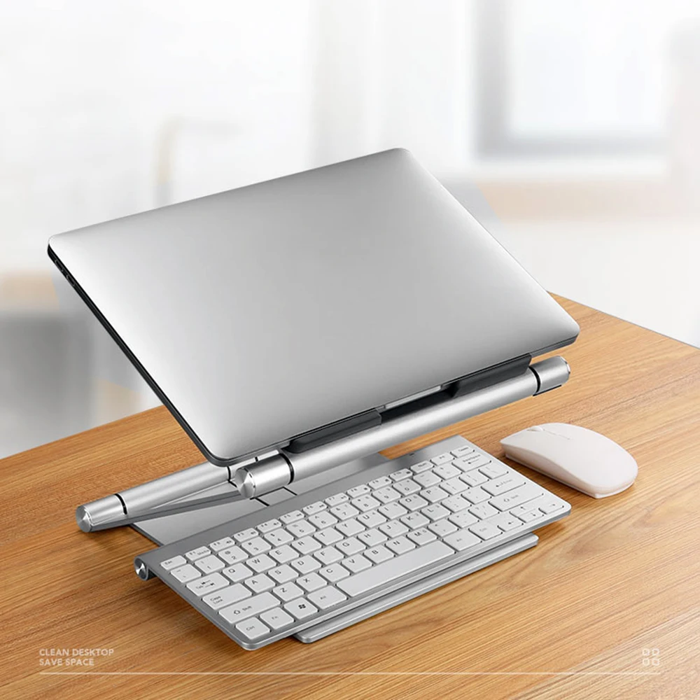 Portable Aluminum Alloy Lifting notebook Laptop Stand Holder For Macbook Air Pro Adjustable Computer Cooling Bracket