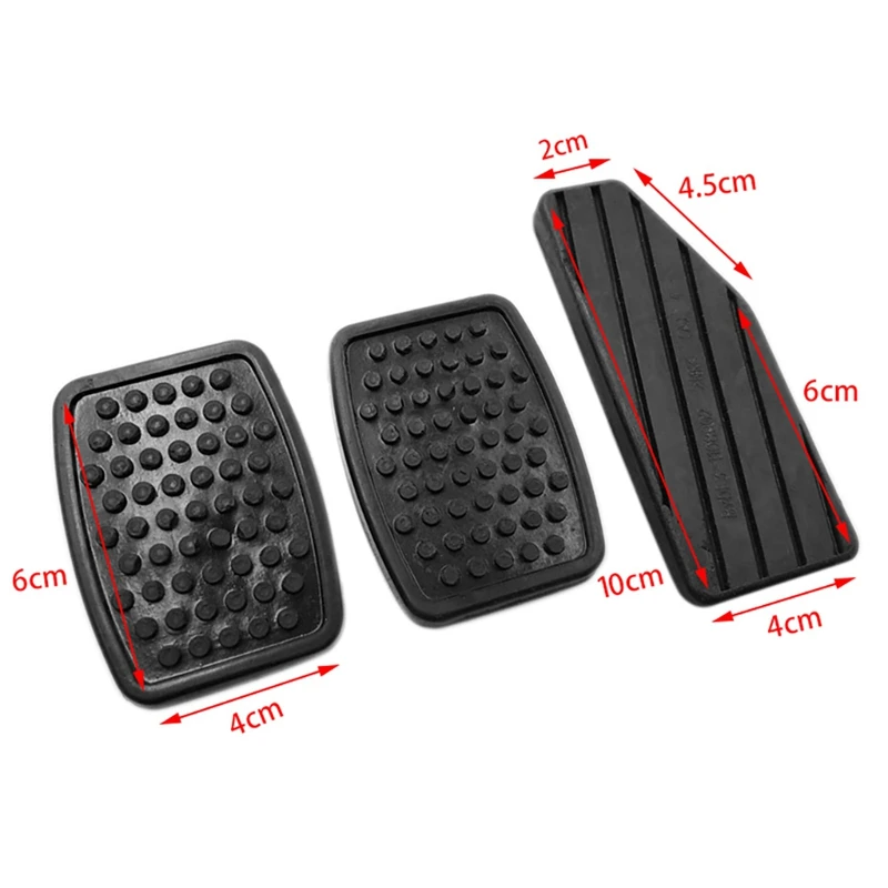 3 шт. резиновая накладка на педаль тормоза и сцепления для Suzuki Swift 49451-60B00 |