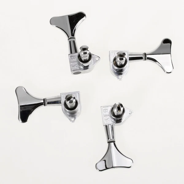 

2Pairs Chrome Sealed Bass Tuning Pegs Tuners Machine Heads 2L 2R NEW