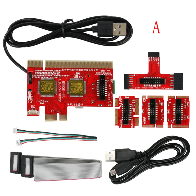 KQCPET6 V6 Модернизированный многофункциональный ноутбук и настольный ПК Универсальный диагностический тест отладочная поддержка PCI, PCI-E, LPC, Mini PCI E