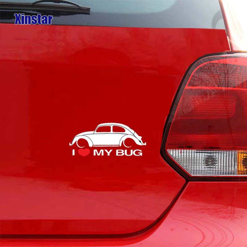 Наклейки I Love Bug для кузова автомобиля Volkswagen Beetle 2 шт. | Автомобили и мотоциклы