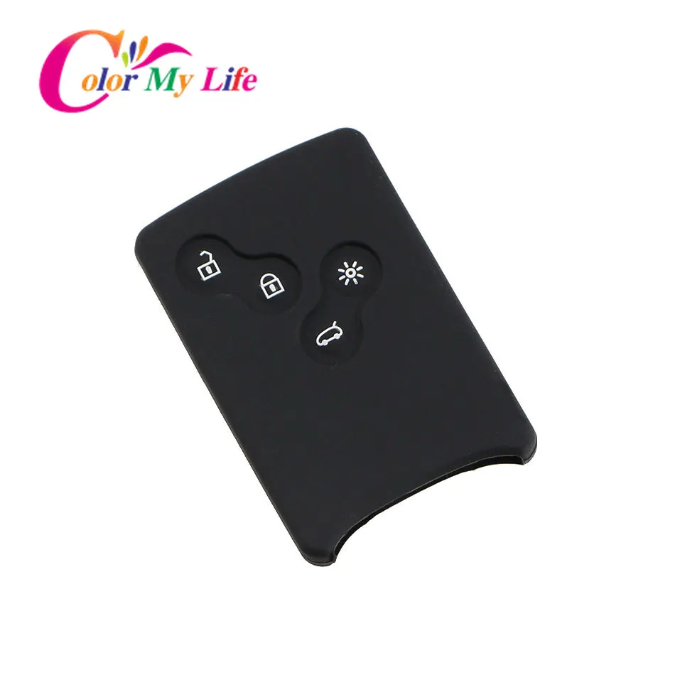 4 кнопки силиконовый чехол для автомобильного ключа протектор держатель