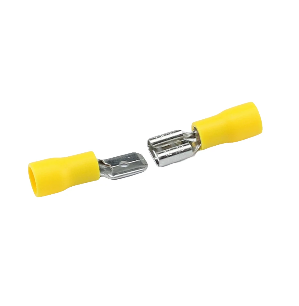 Разъемы для кабеля FDD 100-1 25 250 MDD1.25-250 мм красные гнездо + штекер изолированные