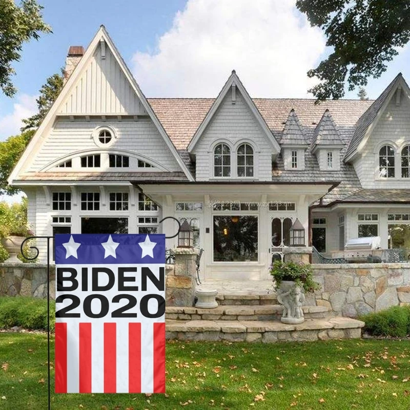 

SIngle-Sided Yard Outdoor Decorative Flag Banner Biden-2020-for-President- Autumn Monogram