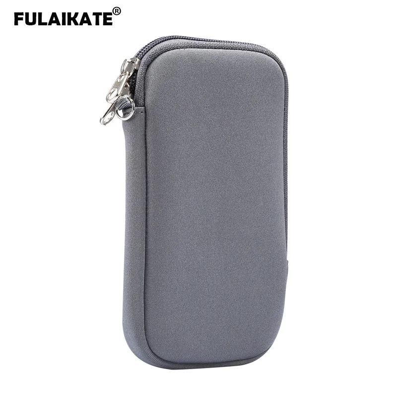 

FULAIKATE 5.4" 6.1" 6.7" 7.2" Mobile Phone Neck Bag Case Cover Pouch Elastic Sleeve for Smart 12 Pro Max Hand Pocket Mate 20X