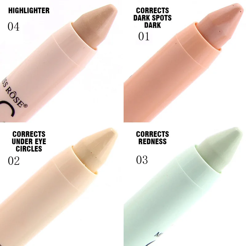 Горячая 1 шт. консилер ручка покраснение пятна поры корректор контур крем для