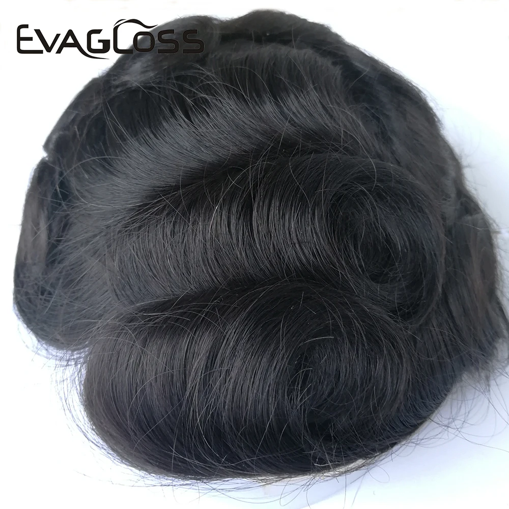 Реми человеческие волосы заменяемые Мужские t-System Unit Toupee мужской дышащий протез