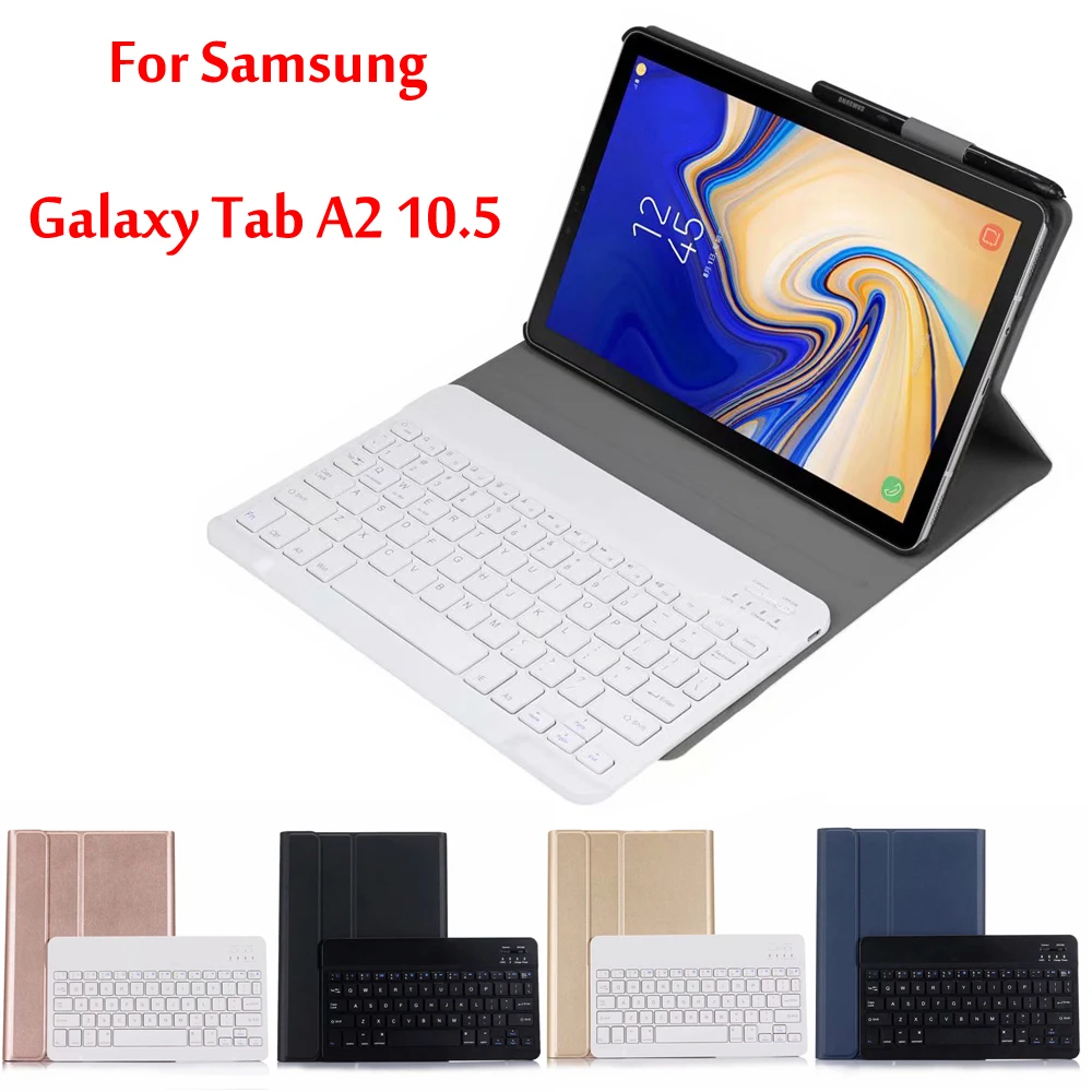 Кожаный смарт-чехол с поворотом на 360 градусов для samsung Galaxy Tab A A2 10,5 T590 T595 SM-T590 чехол для сна