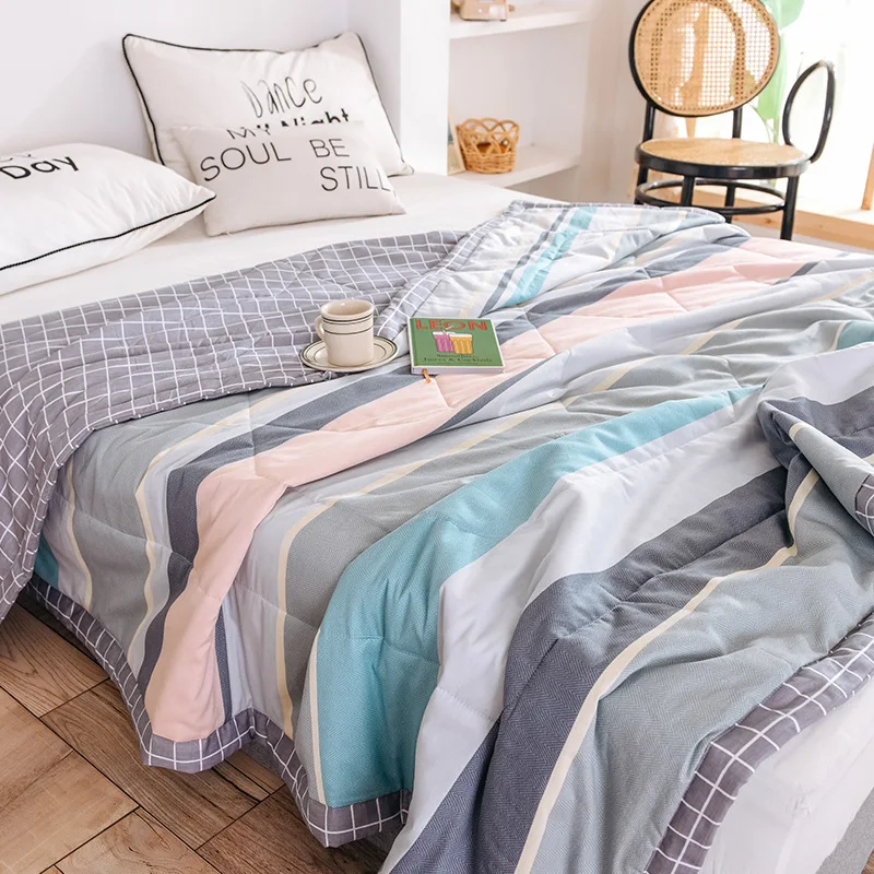 Летнее прохладное одеяло чистый хлопок кондиционер летнее диван обеденный