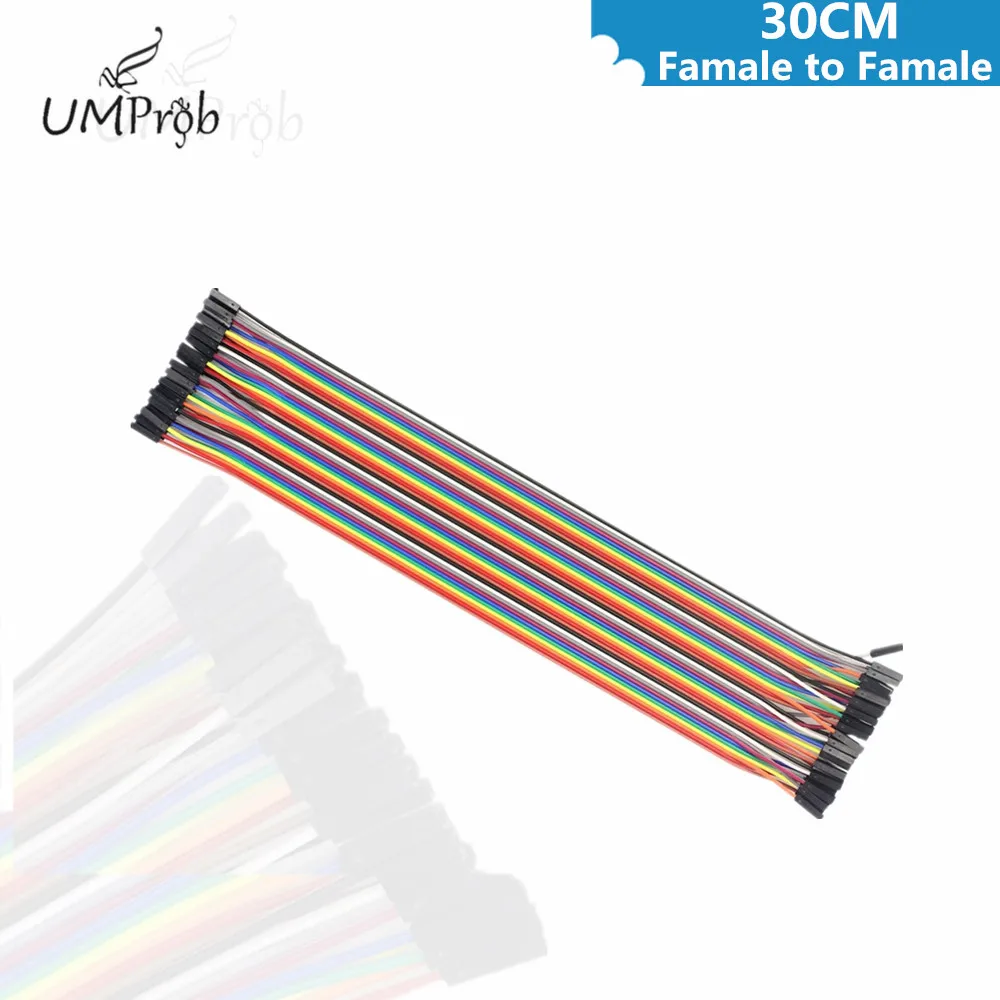 Dupont Line 20 см штекер + гнездо соединительный провод кабель для arduino DIY KIT|jumper wire|line