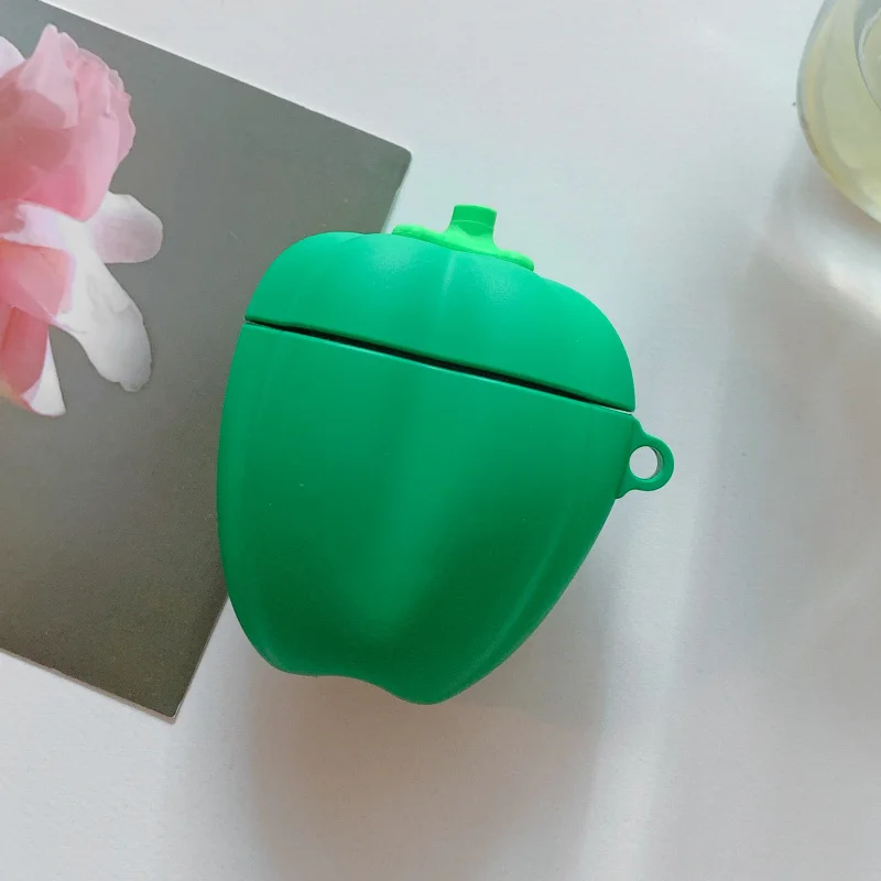Чехол для AirPods с милым 3D рисунком авокадо, чехол для наушников Apple Airpods 2, силиконовый чехол для наушников Air pods, ремешок для наушников - Цвет: Style 11