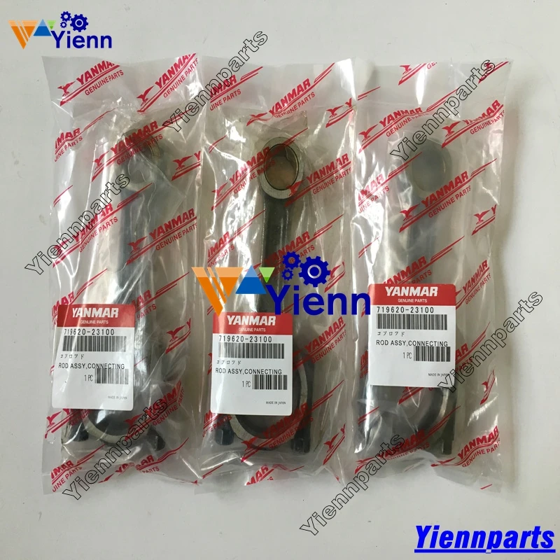Для Yanmar 3TNA72 3TNE74 шатун 719620 23100 для VIO30 мини экскаватор запчасти дизельного