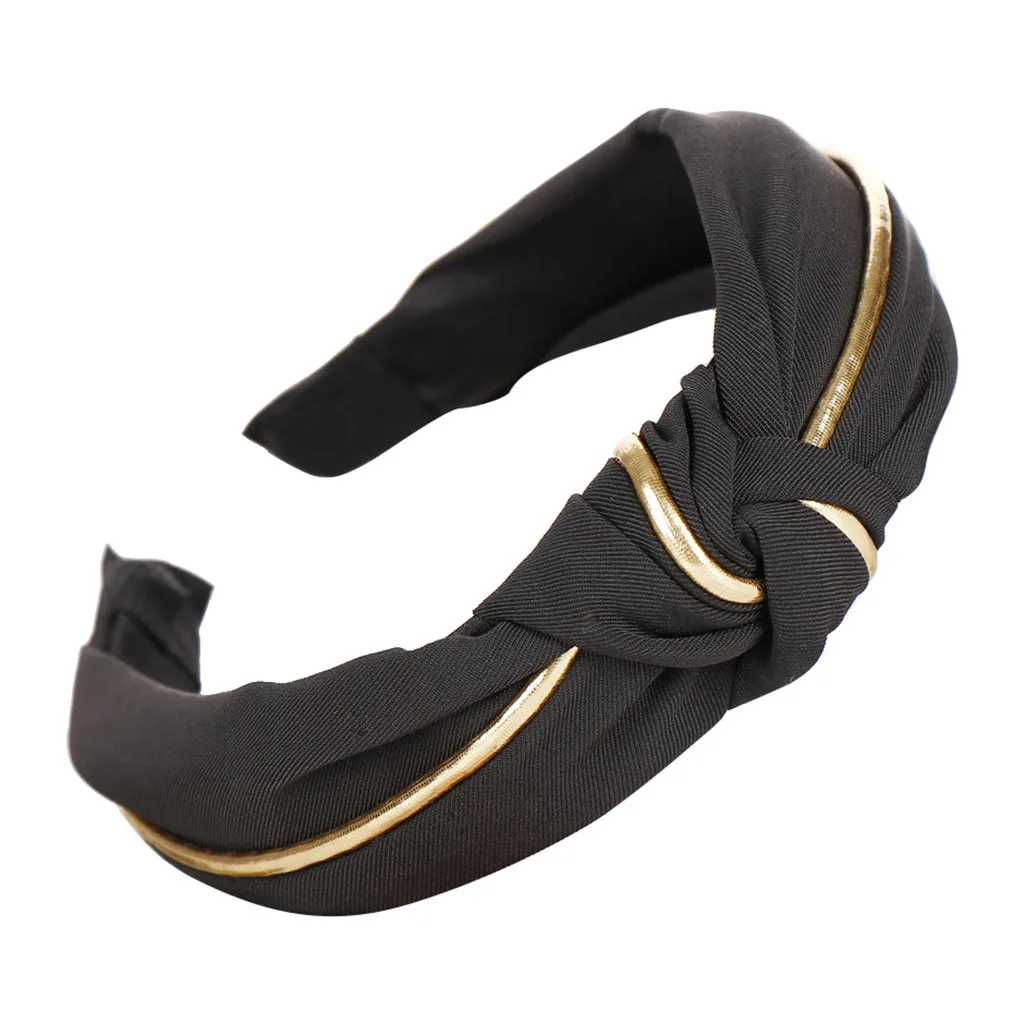 Ободок для волос женский с бантом ширина в повседневном стиле простое милое