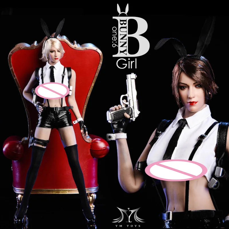 VStoys 1/6 весы сексуальная девушка зайчик убийца голову лепить и комплект одежды для