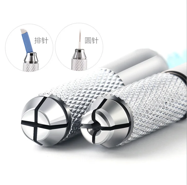 

500pcs Manual Double Crystal Acrylic Tattoo Pen Microblading Permanent makeup Eyebrow Tools 2 usage hot