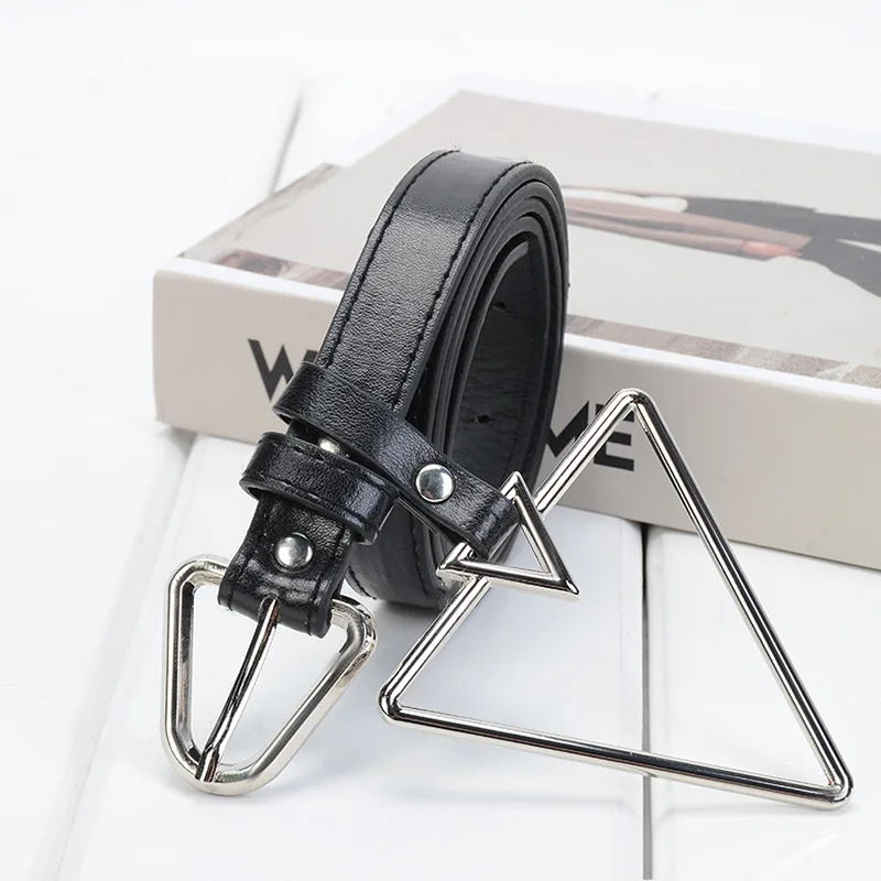 Leather-4 Quaslover, Модный женский кожаный ремень, роскошный круглый ремень с пряжкой, женский ремень из искусственной кожи, высококачественный пояс для девушек - Цвет: Leather-4
