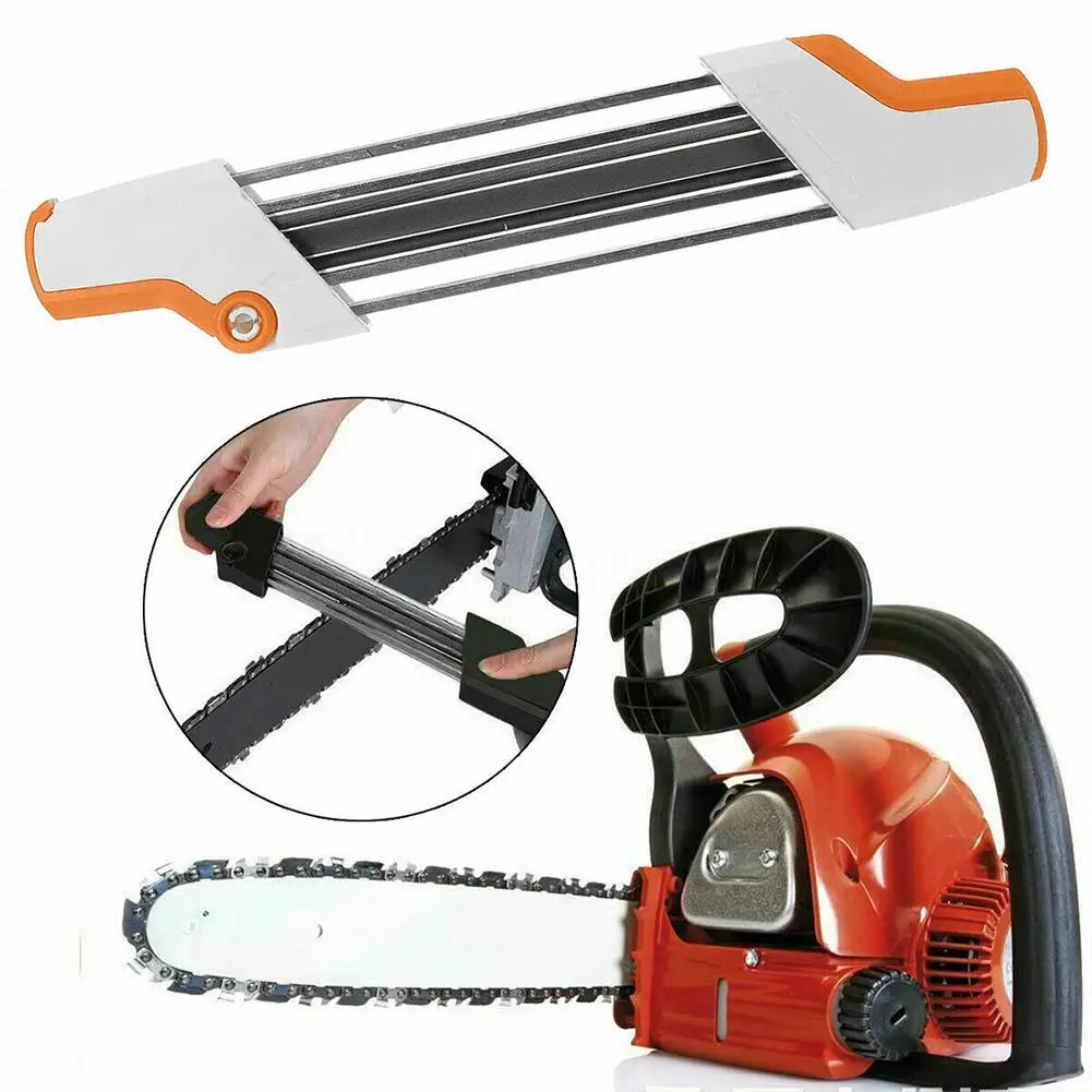 

MeterMall Plastic Chain Saw Sharpening Knife Mini Manual Chain Sharpener，4.0 Mm 3/8 Inch P