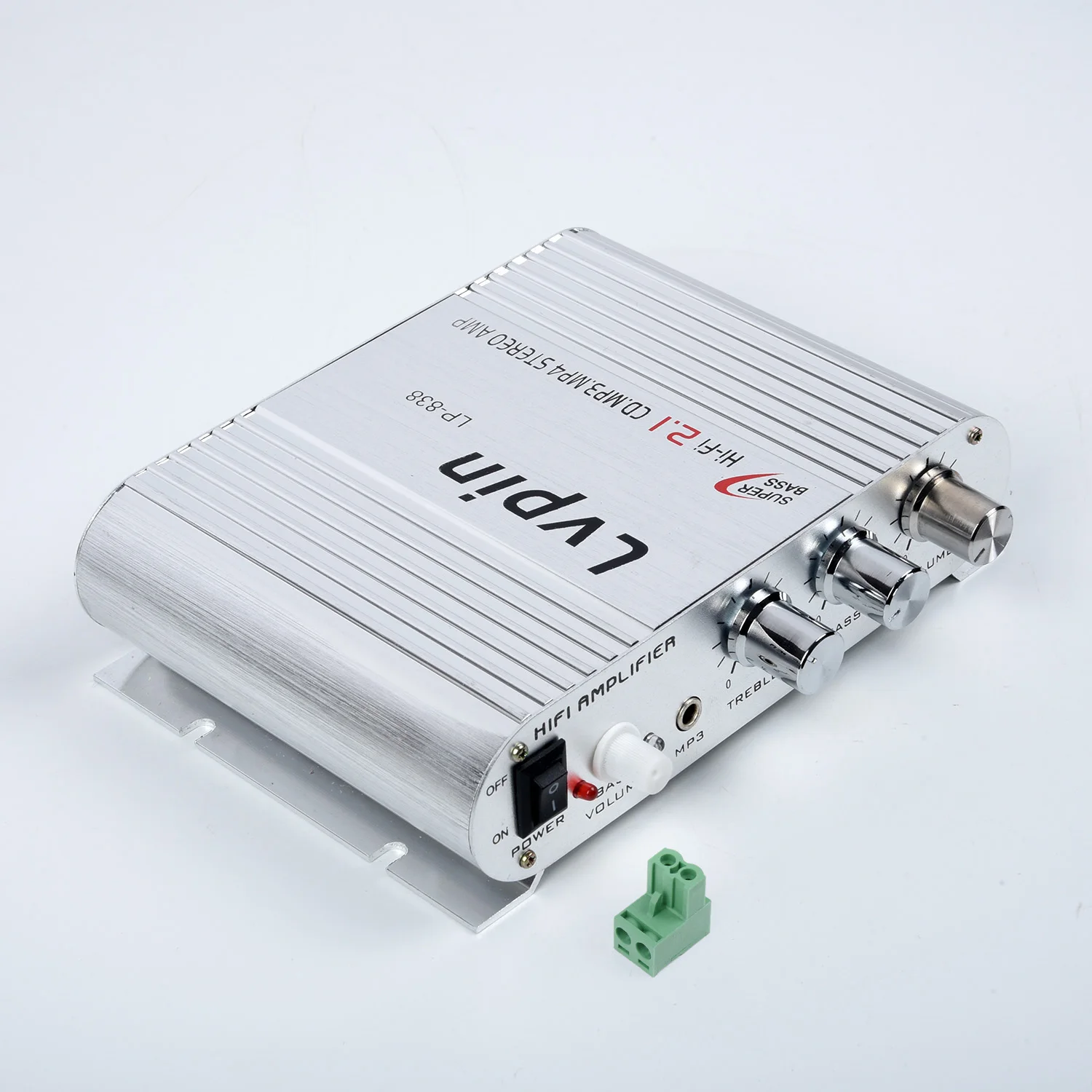 

2.1 Mini Car Hi-Fi Digital Bluetooth Stereo Audio Amplifier Amp Radio MP3 200W