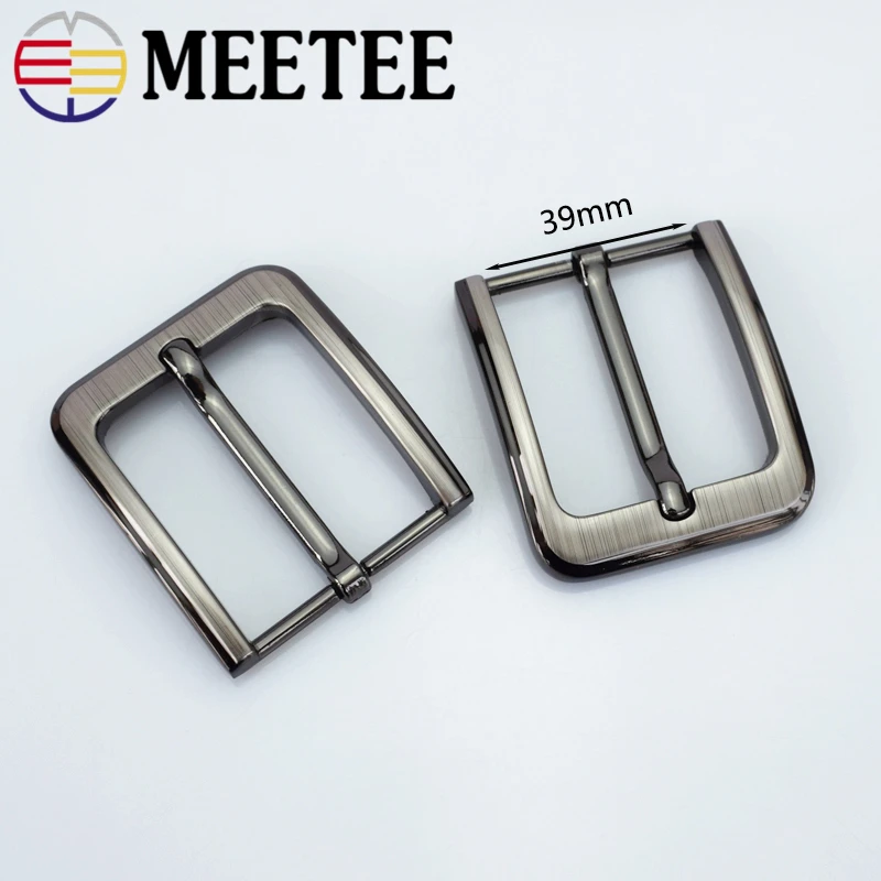 1/2 шт Meetee 39 мм ширина металлическая пряжка для ремня мужские и женские украшения