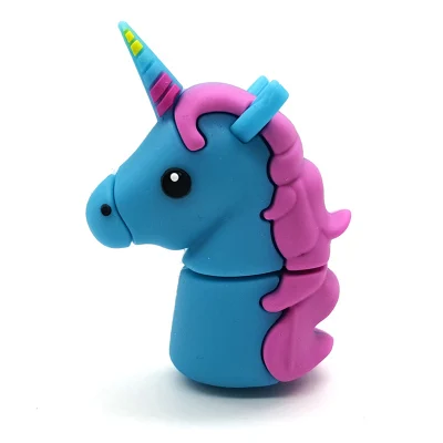 Pendrive 256 ГБ единорога из мультфильма Memory Stick 128 Usb флэш накопитель 4 8 оперативной