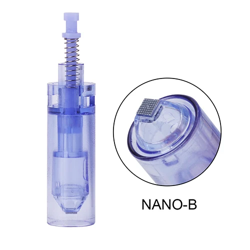 Nano B 10/50 шт в наборе, иголочный картридж байонет для Дерма ручка Dr ручка A1 Nano/9/12/36/42 стежков на каждые Nano картридж Dr. Pen средства ухода за кожей с микро иглами - Габаритные размеры: Nano B