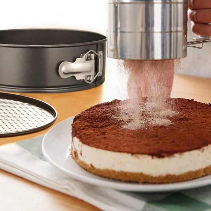

Spring Form Cake Pan,Leakproof Round Non-Stick Cheesecake Bakeware Baking Pan,Quick Release Latch and Removable Bottom