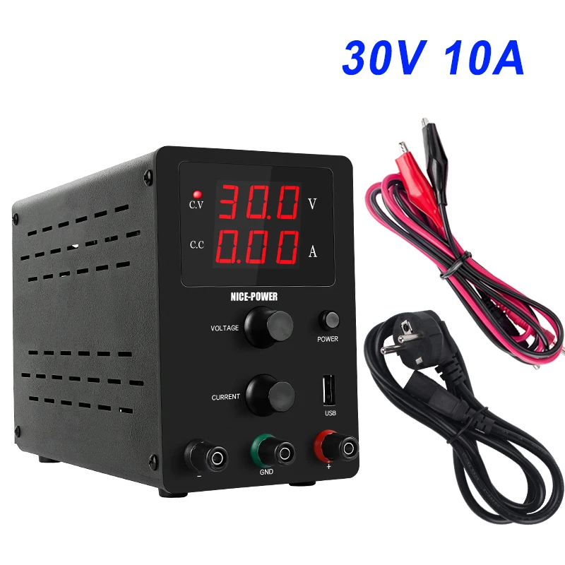 30V10A Высокоточный Регулируемый Переменный переключатель постоянного тока источник питания цифровые трансформаторы лабораторный источник питания постоянного тока для трансформатора - Цвет: 30V 10A