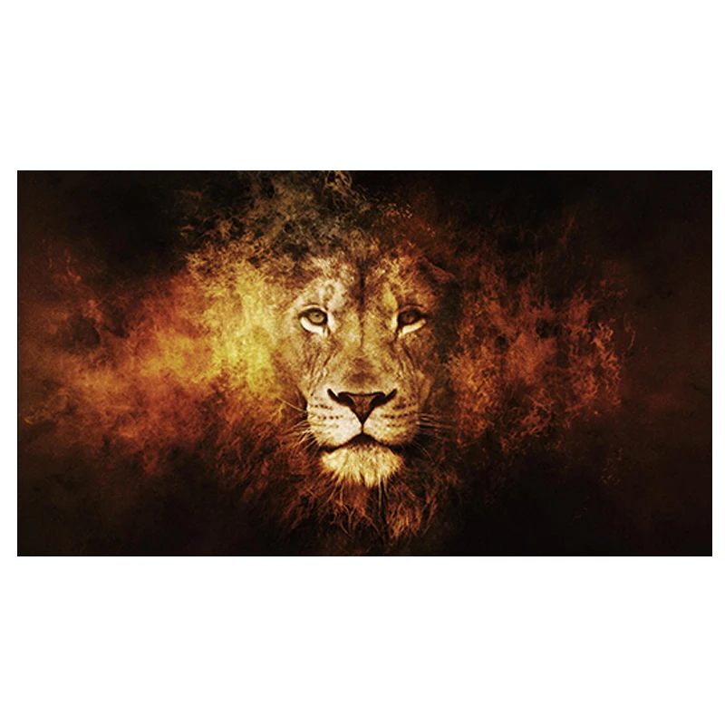 

Lion of Judah Canvas Art Posters And Prints Abstract Lions Head Animals Paintings on the Wall Nordic Art Cuadros Pictures