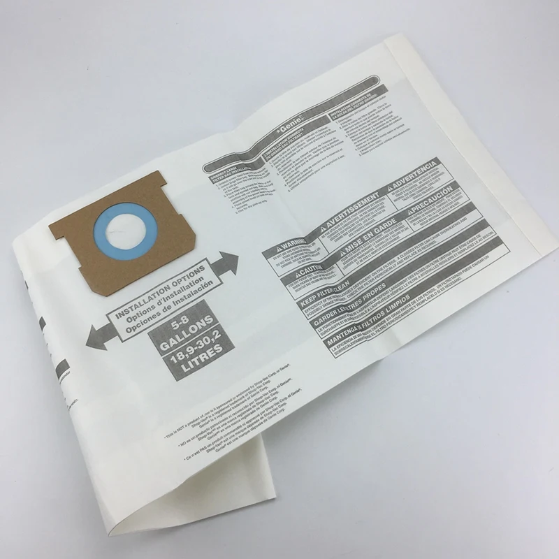 Универсальный сухой и влажный Vac мешок для пыли от 5 до 8 галлонов Пылесосы