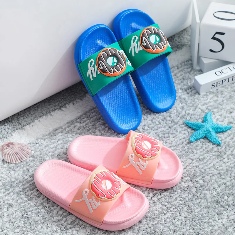 

Kids Slides 2021 Spring Summer Children Fashion Slip On Shoes Baby Boy Fashion Slipper Girls Brand Soft Slides Toddler PY-S-019