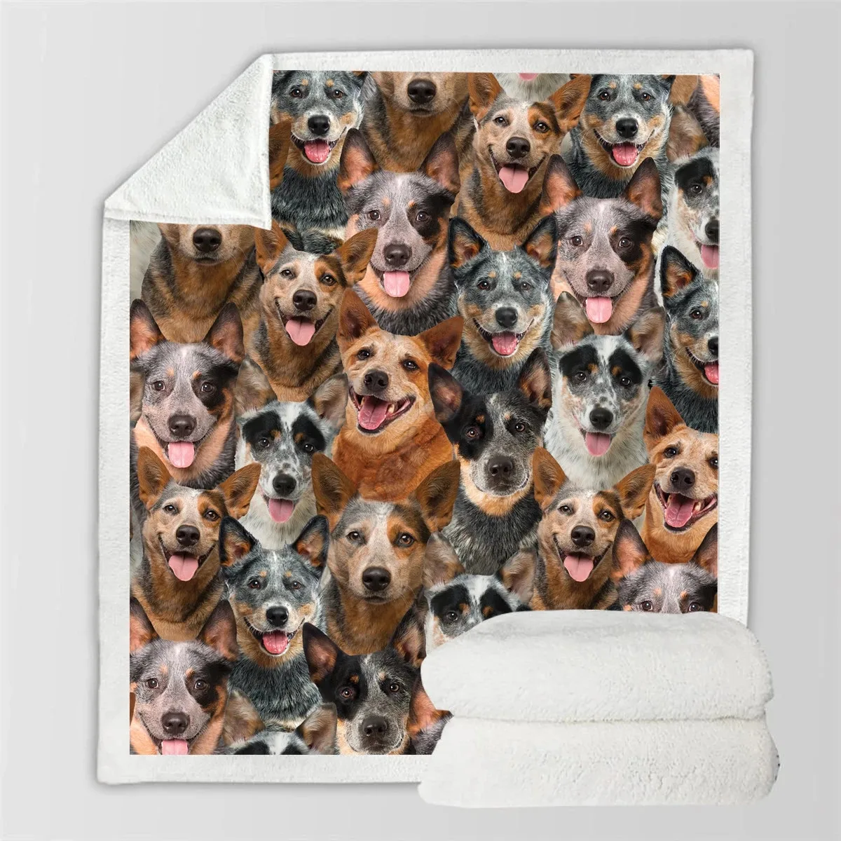 

You Will Have A Bunch Of Australian Cattles Blanket 3D Printed Fleece Blanket on Bed Home Textiles Dreamlike 06