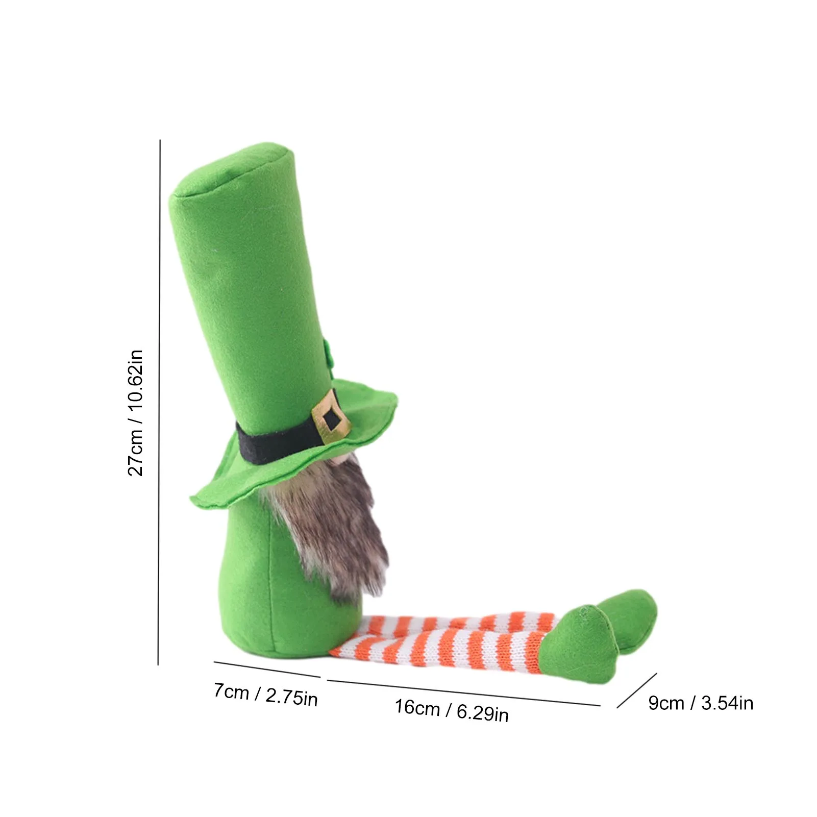 День Святого Патрика гном Безликий куклы ирландское плюшевое украшение вечерние