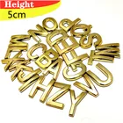 5 см 3D табличка на дверь, выдвижной знак, цифры, буквы алфавита, пластиковая табличка с номером дома, для отеля, домашняя наклейка, адрес дверная табличка