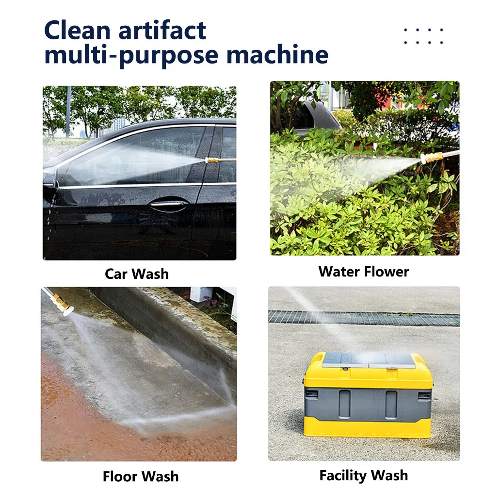 Дешево Беспроводной пистолет высокого давления для мойки автомобиля, портативный пеногенератор 18-21 в, 30 бар, аккумулятор Makita