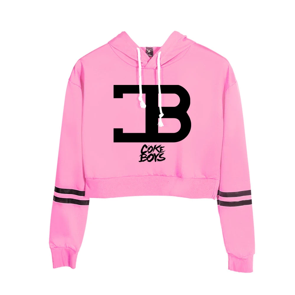 

Модные укороченные толстовки с капюшоном во французском стиле Монтана, Женский пуловер с капюшоном, укороченный топ, лидер продаж, Повседне...