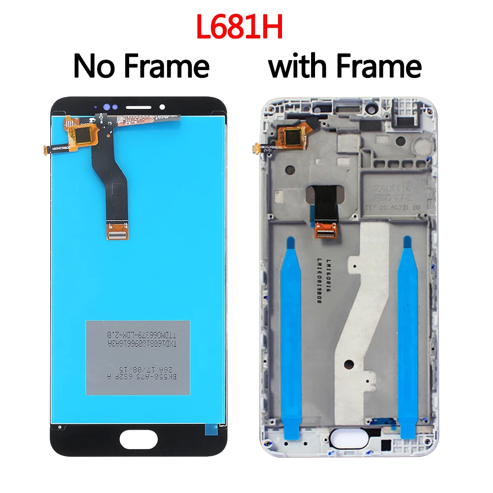 Оригинальный ЖК дисплей для Meizu M3 Note L681H M681H сенсорный экран с рамкой дигитайзер 3