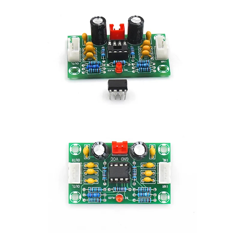 

Mini Preamp Op Amp Module Amplifier Dual Channel NE5532 Preamplifier Tone Board 5 Times Wide Voltage 12-30V