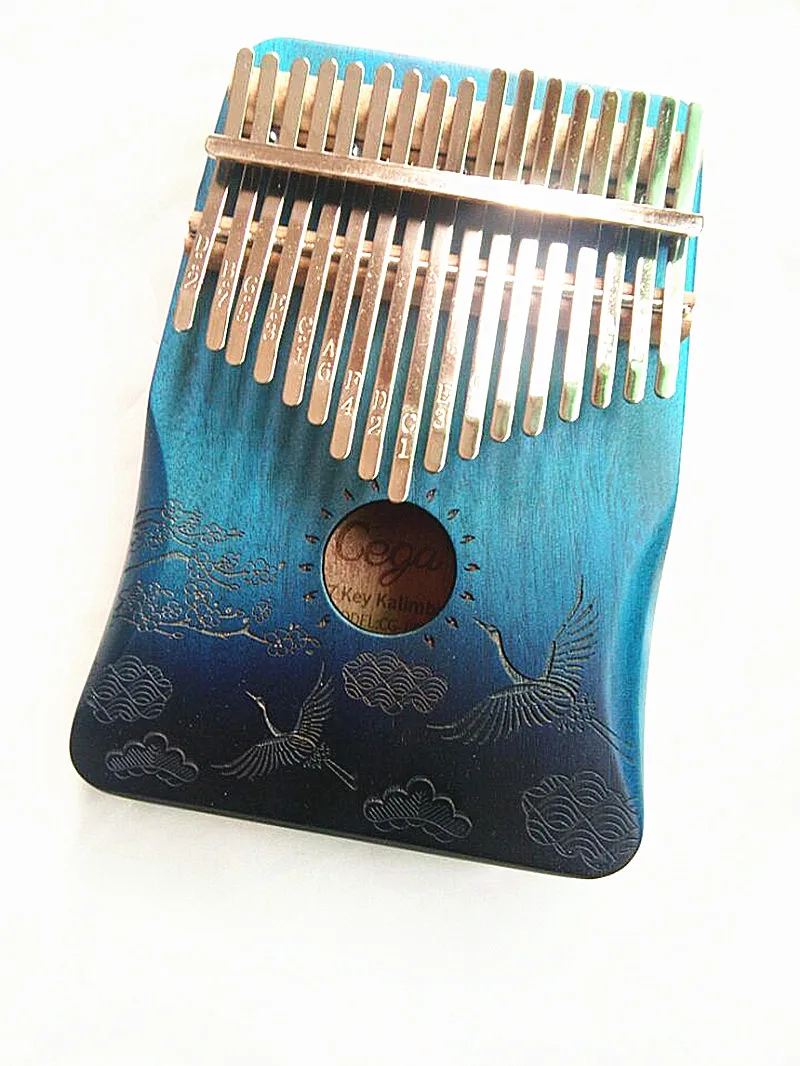 17 клавиш Kalimba большой пианино высококачественный корпус из красного дерева