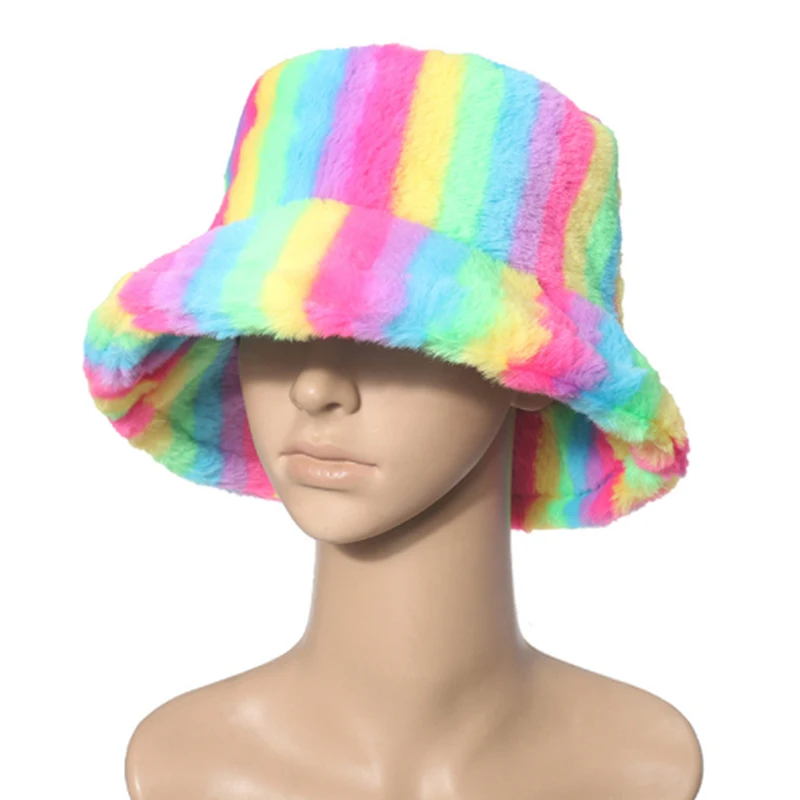 

Разноцветная Рыбацкая шапка в радужную полоску, зимняя спортивная шапка от солнца, шляпы для рыбалки, пешего туризма, охоты, 2021