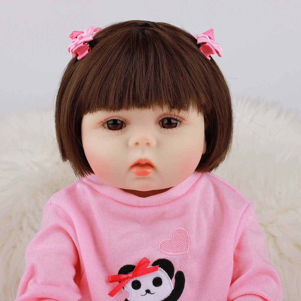 Hoomai 48 см реалистичные куклы для новорожденных 18 дюймов силиконовые Bebe Reborn детей