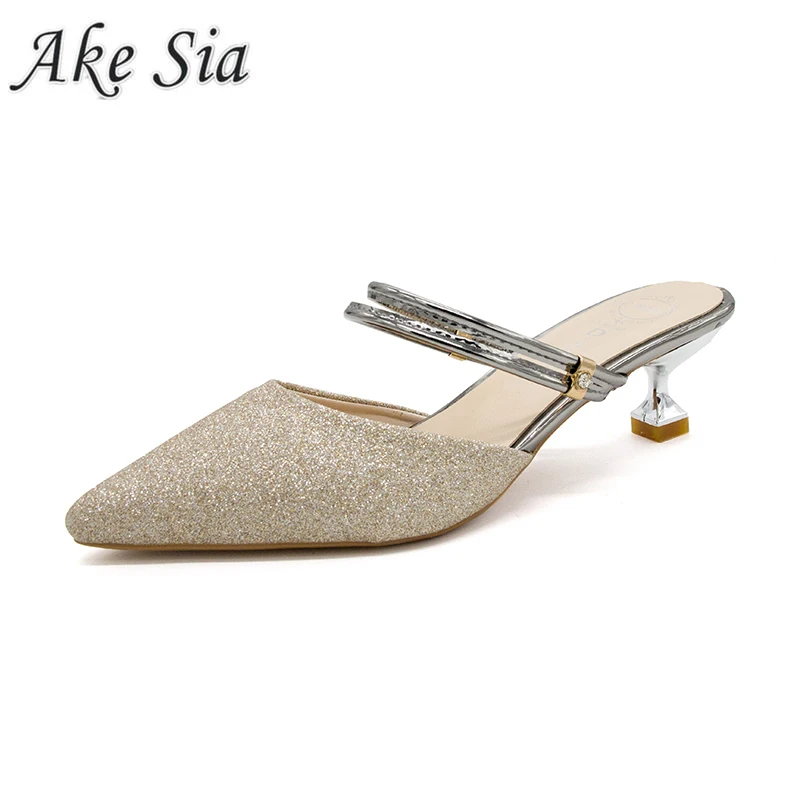 Модные корейские женские пикантные туфли на высоком каблуке с острым неглубоким